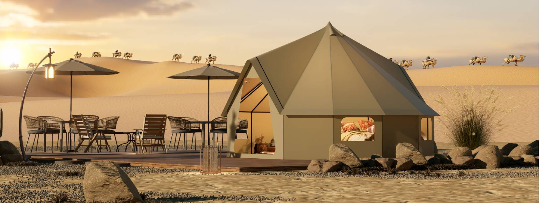 和田县露营酒店帐篷产品